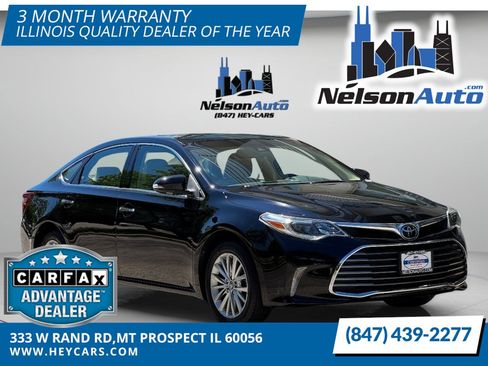 Used 2018 Toyota Avalon Limited w/ All Weather Liner Package FWD image 1