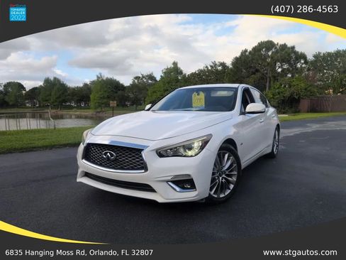 Used 2018 INFINITI Q50 Luxe RWD image 1