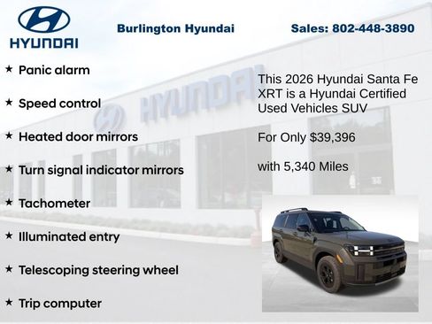 Certified 2026 Hyundai Santa Fe XRT AWD/4WD image 31