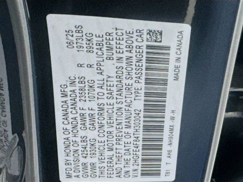 Used 2026 Honda Civic Sport Touring image 43