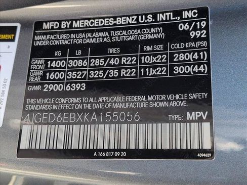 Certified 2019 Mercedes-Benz GLE 43 AMG 4MATIC Coupe image 19