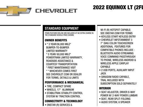 Used 2022 Chevrolet Equinox LT image 17