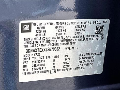 Used 2018 Chevrolet Equinox LT w/ Sun & Infotainment Package image 34