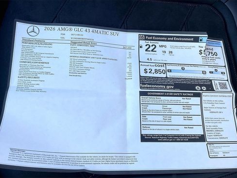 New 2026 Mercedes-Benz GLC 43 AMG GLC 43 AMG image 13
