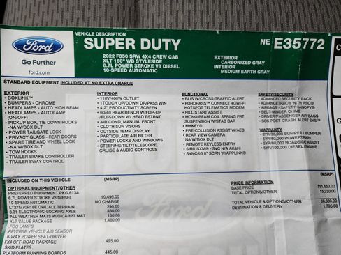 Used 2022 Ford F350 XLT w/ XLT Value Package image 47