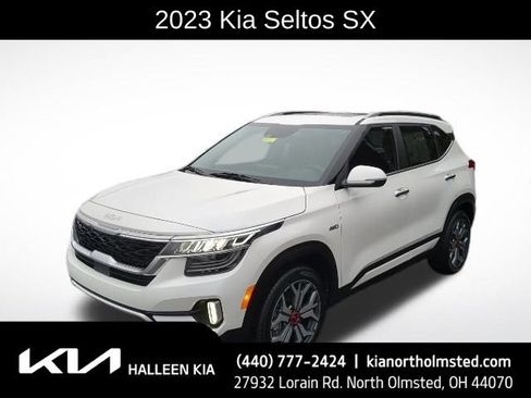 Certified 2023 Kia Seltos SX w/ SX Sunroof Package image 1