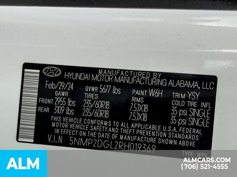 Used 2024 Hyundai Santa Fe SEL AWD/4WD image 24