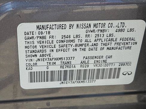 Used 2019 INFINITI Q50 Luxe RWD image 15