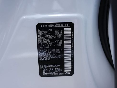 New 2026 INFINITI QX80 Luxe RWD image 27