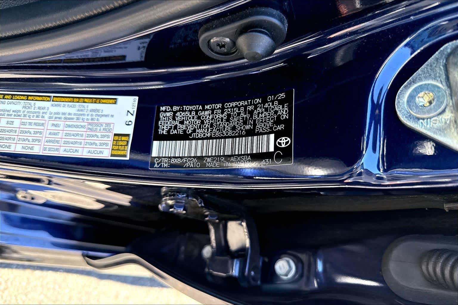 Used 2025 Toyota Corolla SE FWD image 34