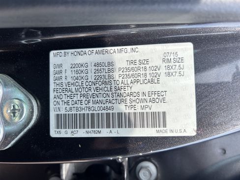 Used 2016 Acura RDX FWD w/ Advance Package image 34