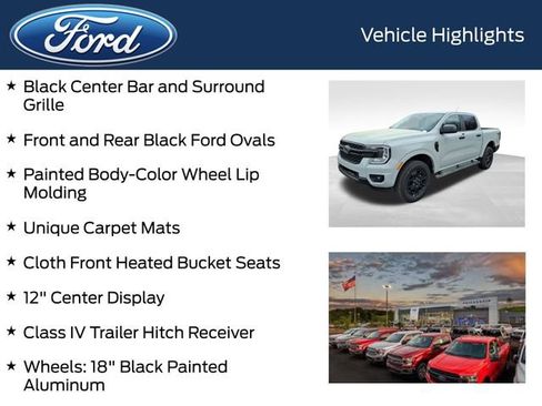 New 2026 Ford Ranger XLT w/ Equipment Group 301A High AWD/4WD image 12