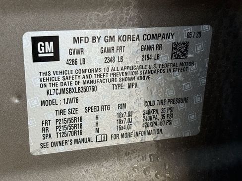 Certified 2020 Chevrolet Trax Premier image 15