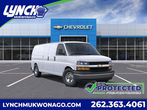 New 2026 Chevrolet Express 3500 Extended w/ Driver Convenience Package RWD image 1