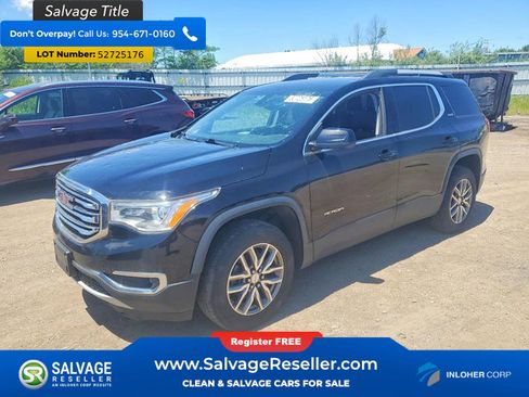 Used 2018 GMC Acadia SLE w/ Driver Alert Package I AWD/4WD image 1