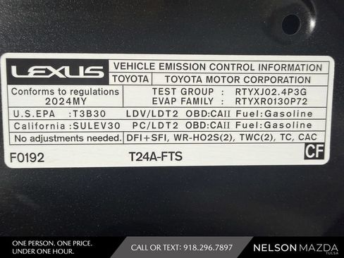 Used 2024 Lexus NX 350 AWD w/ Vision Package image 50
