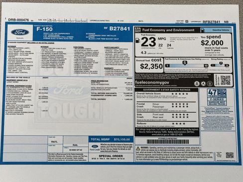 Used 2024 Ford F150 Lariat w/ Bed Utility Package image 37