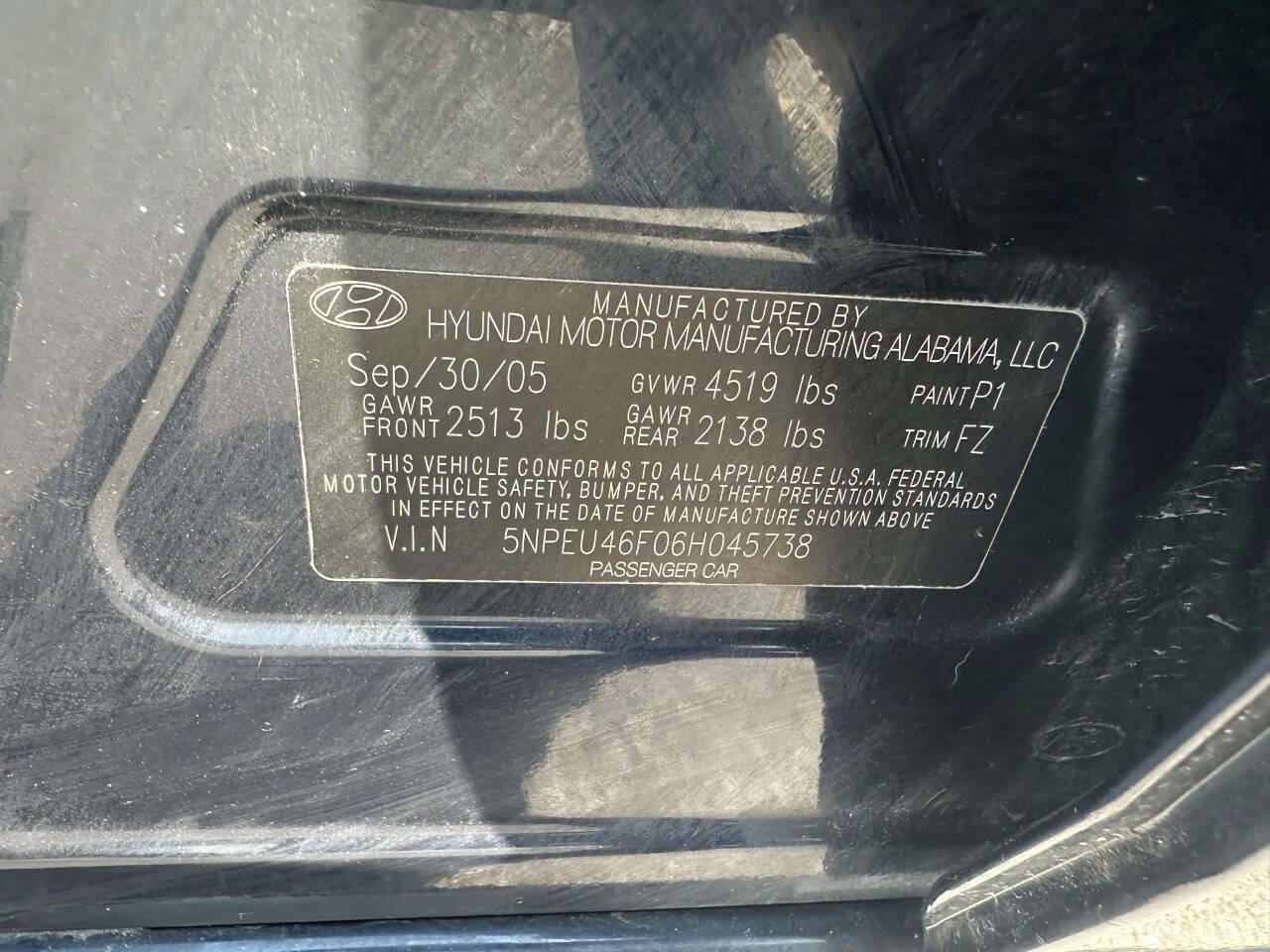 Used 2006 Hyundai Sonata LX FWD image 35
