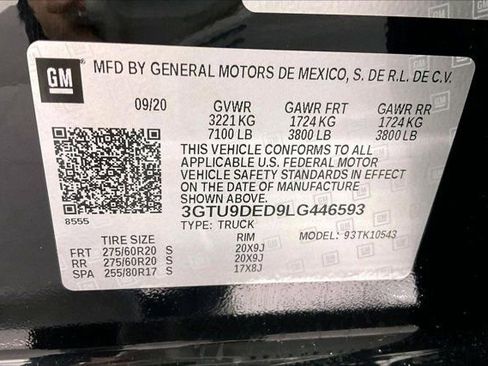 Used 2020 GMC Sierra 1500 SLT w/ SLT Premium Plus Package image 34