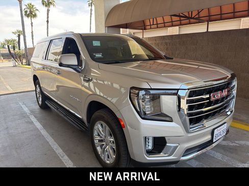 Certified 2021 GMC Yukon XL SLT w/ Rear Media and Nav Package RWD image 2