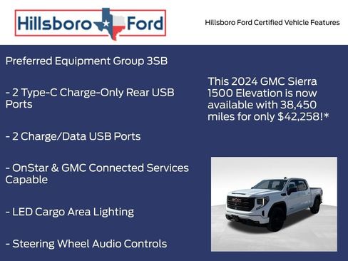 Used 2024 GMC Sierra 1500 Elevation w/ X31 Off-Road Package image 17