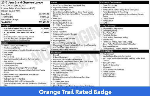 Used 2017 Jeep Grand Cherokee Laredo w/ Quick Order Package 23E AWD/4WD image 22
