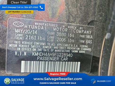 Used 2015 Hyundai Elantra Sport FWD image 16