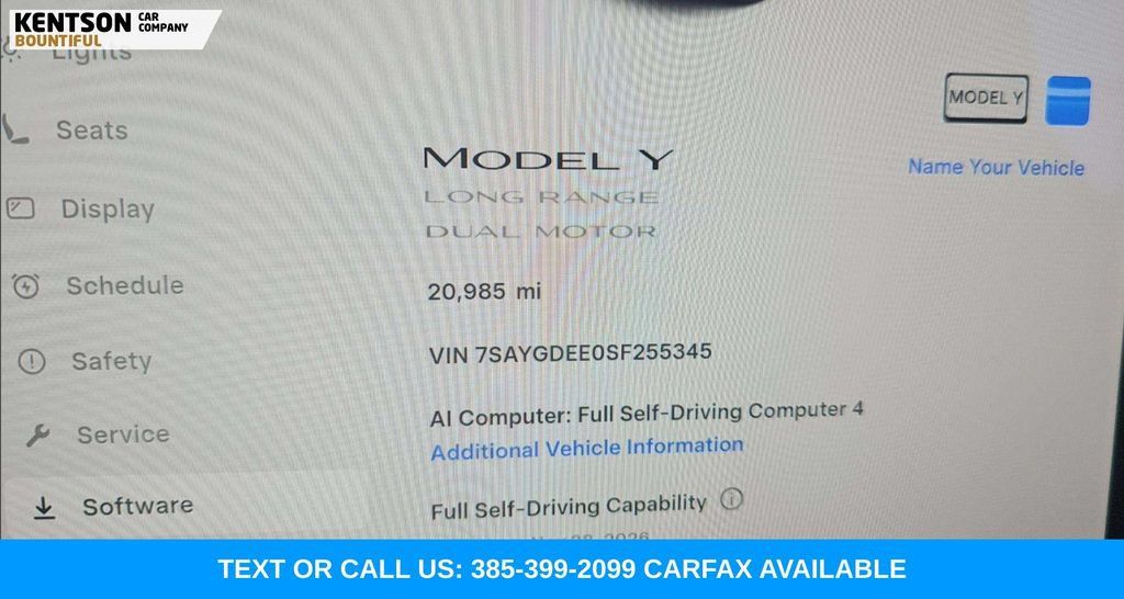 Used 2025 Tesla Model Y Long Range AWD/4WD image 5