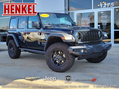 Used 2025 Jeep Wrangler Unlimited Sport S 4xe image 1