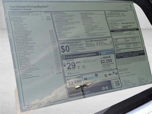 New 2026 BMW X3 xDrive30 w/ Premium Package image 19