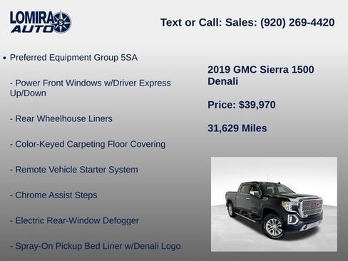 Used 2019 GMC Sierra 1500 Denali AWD/4WD image 14