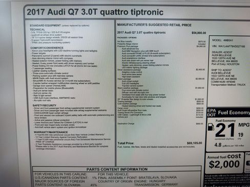 Used 2017 Audi Q7 3.0T Premium Plus image 23