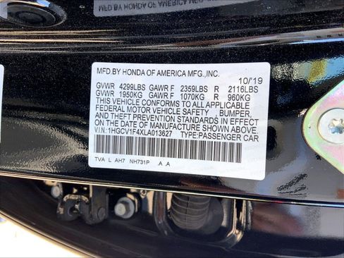 Used 2020 Honda Accord EX image 31