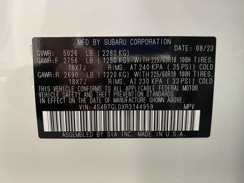 Used 2024 Subaru Outback Onyx Edition XT AWD/4WD image 32