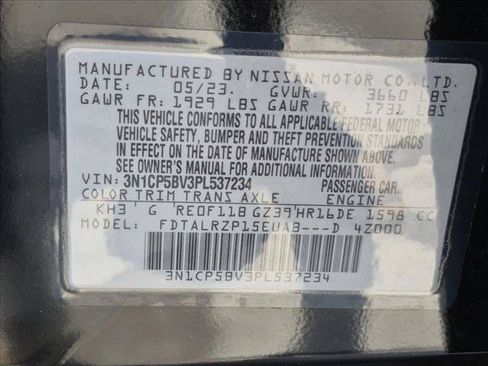Used 2023 Nissan Kicks S FWD image 16