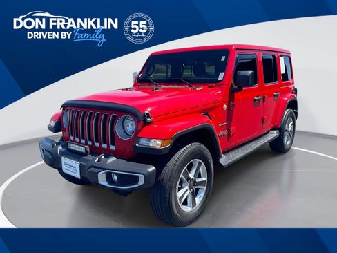 Used 2021 Jeep Wrangler Unlimited Sahara AWD/4WD image 1
