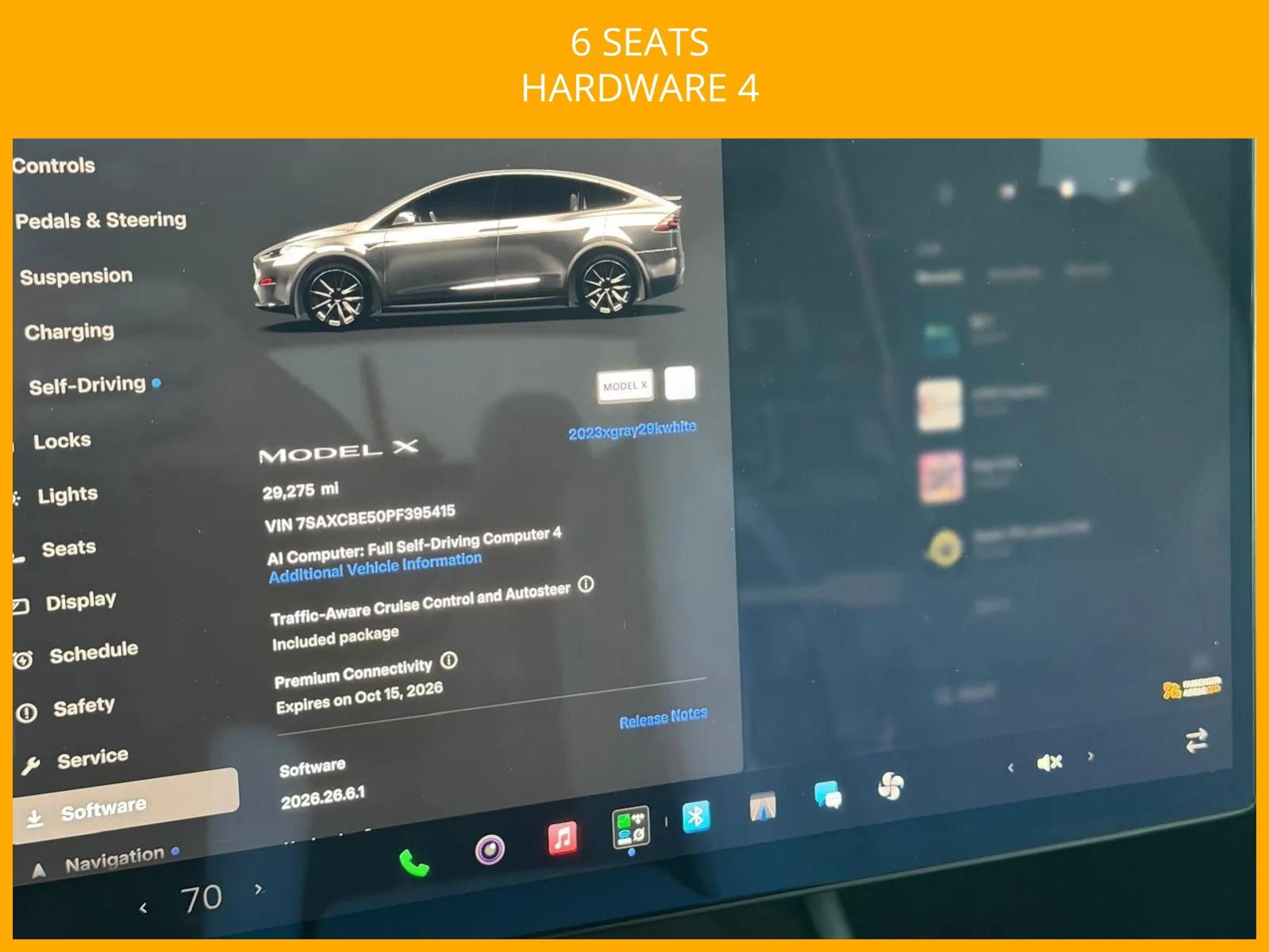 Used 2023 Tesla Model X AWD/4WD image 3