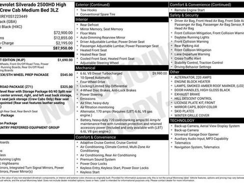 Used 2025 Chevrolet Silverado 2500 High Country w/ Midnight Edition image 38