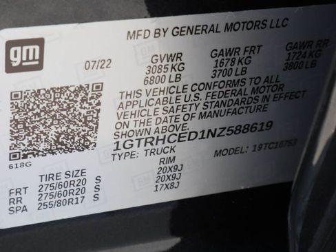 Certified 2022 GMC Sierra 1500 Elevation w/ LPO, Elevation Black Package image 31