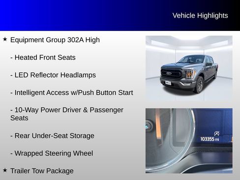 Used 2023 Ford F150 XLT w/ Equipment Group 302A High AWD/4WD image 12
