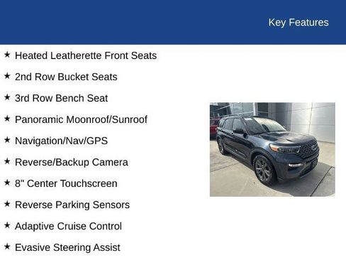 Certified 2023 Ford Explorer XLT w/ Equipment Group 202A RWD image 37
