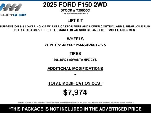 Used 2025 Ford F150 XL w/ Equipment Group 103A High image 2