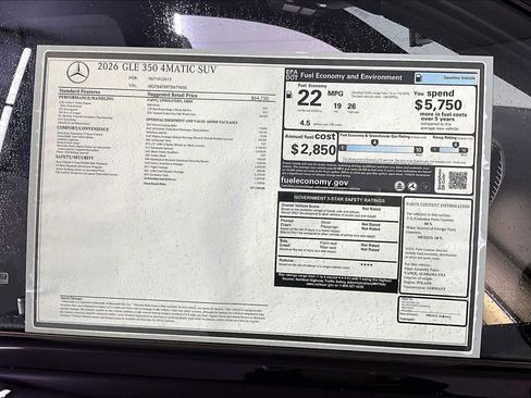 New 2026 Mercedes-Benz GLE 350 4MATIC image 18