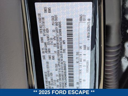 New 2025 Ford Escape Active w/ Tech Pack #1 image 21