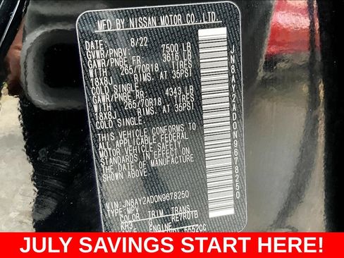 Used 2022 Nissan Armada S AWD/4WD image 25