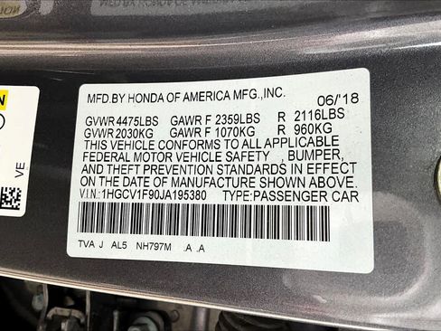 Used 2018 Honda Accord Touring image 35