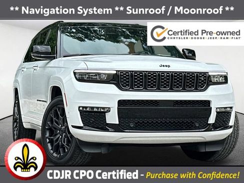 Certified 2025 Jeep Grand Cherokee L Summit w/ Advanced Protech Group IV AWD/4WD image 1