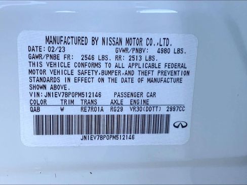 Used 2023 INFINITI Q50 Luxe w/ Cargo Package RWD image 32