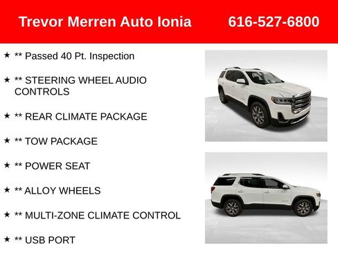 Used 2023 GMC Acadia SLE w/ Driver Convenience Package image 14