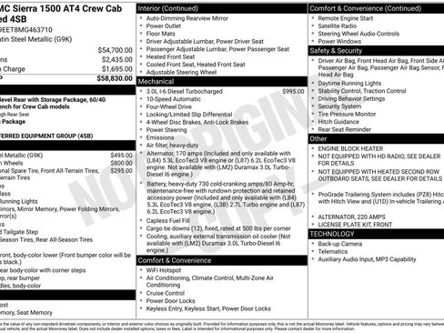 Used 2021 GMC Sierra 1500 AT4 AWD/4WD image 3